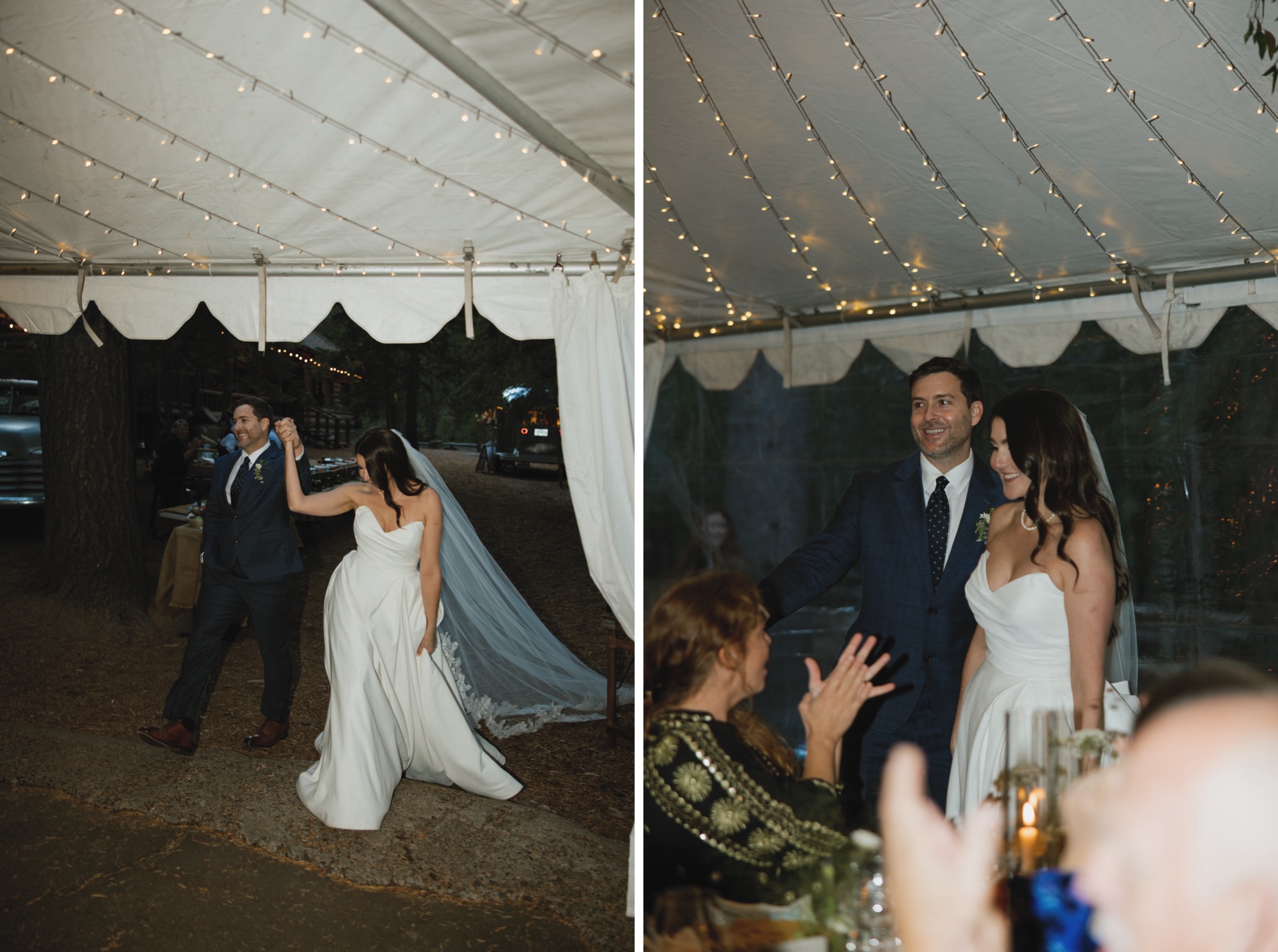 luxury wedding tent for micro wedding weekend Oregon