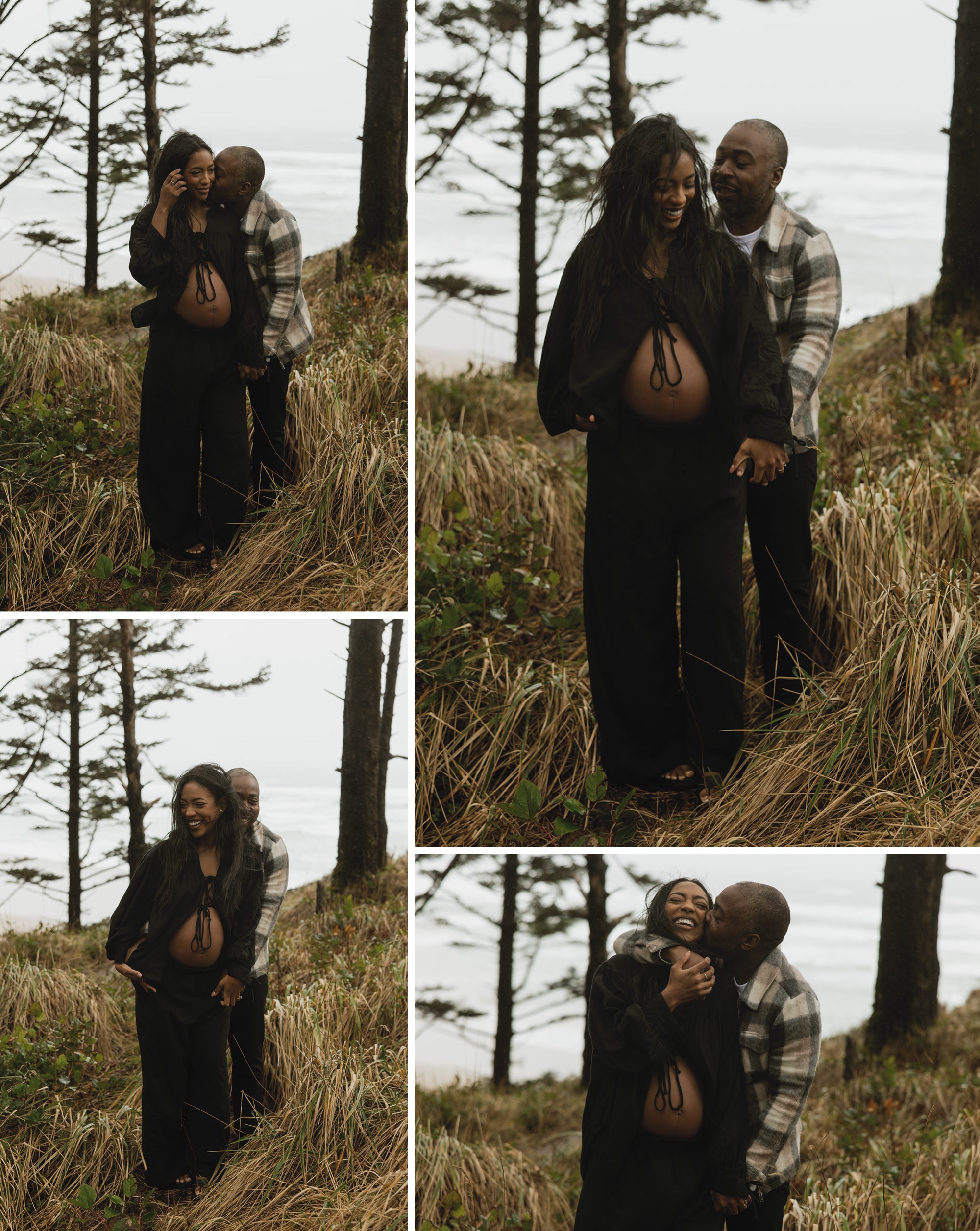 Oregon Coast maternity and engagement photo session with Iasis Kennedy Photography